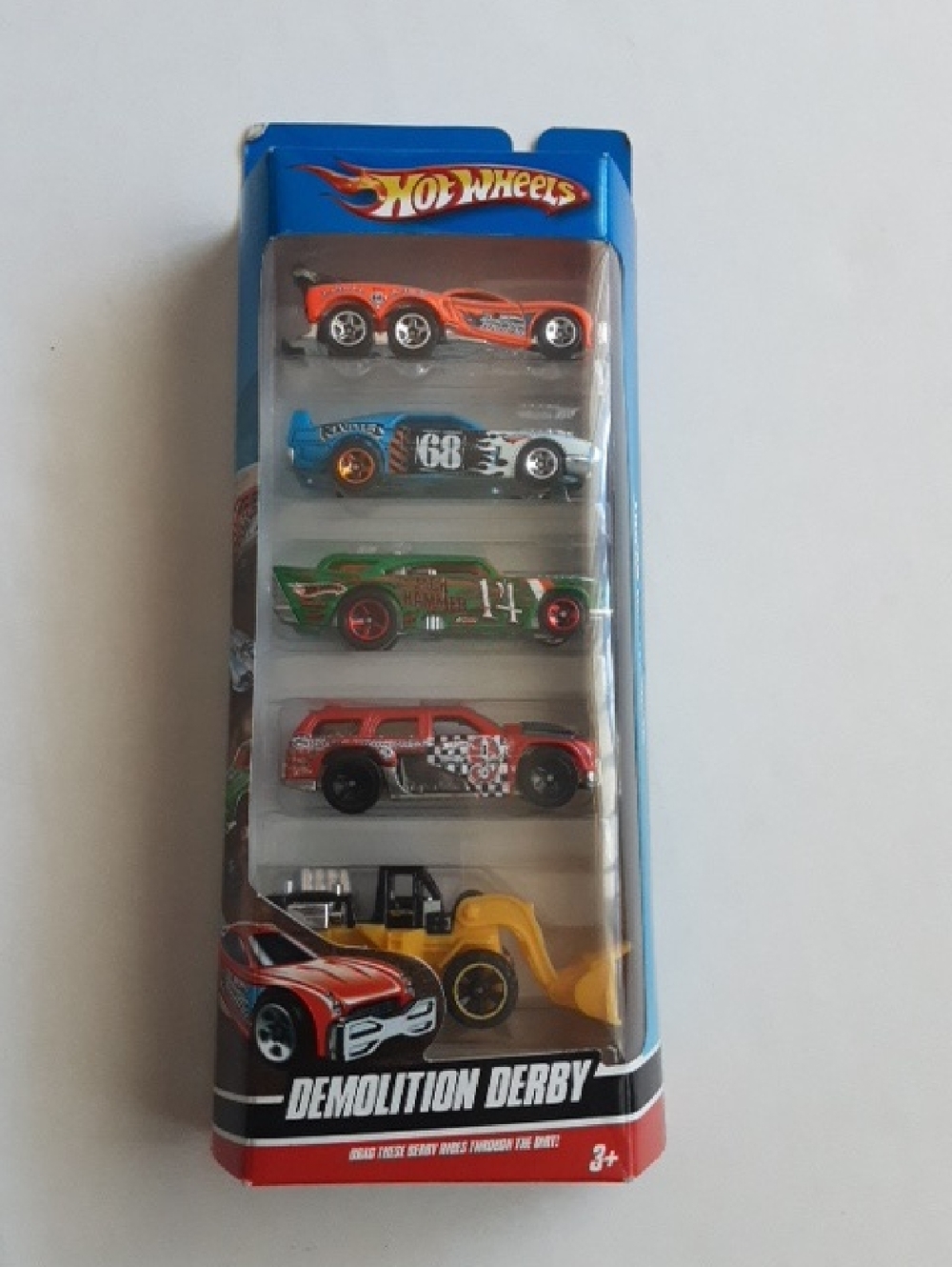 Hot Wheels Demolition Derby Pack 5 Cars 18/7 New